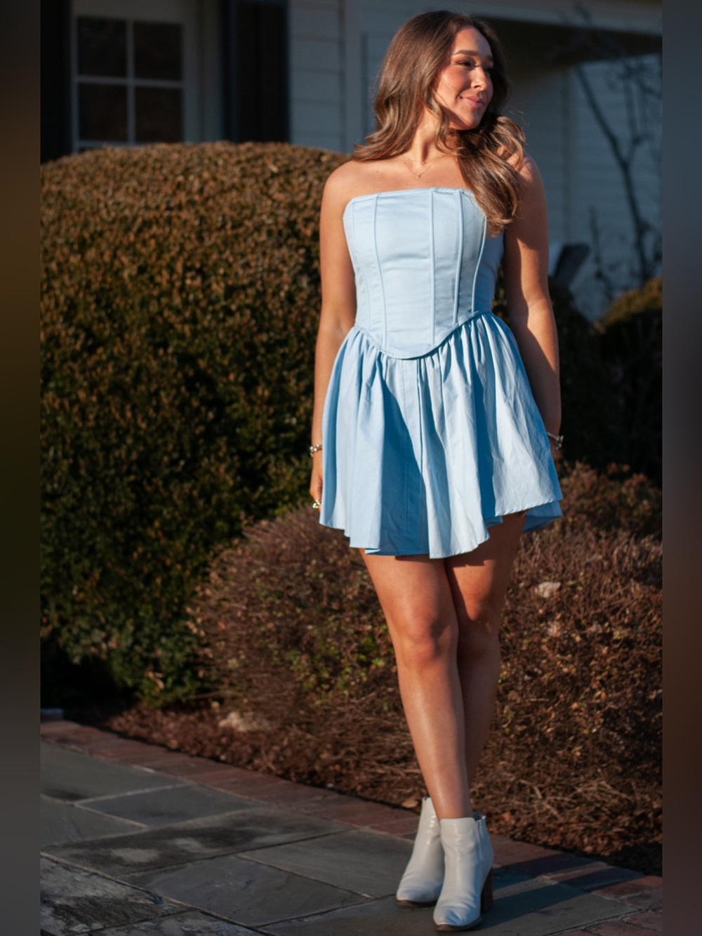 LeLe Skye Corset Mini Dress